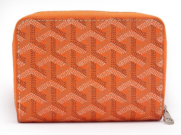 GOYARD　ゴヤール　マティニョン　二つ折り財布　PVCレザー　オレンジ GOYARD - GOYARD ゴヤール マティニョンGM ウォレット オレンジ