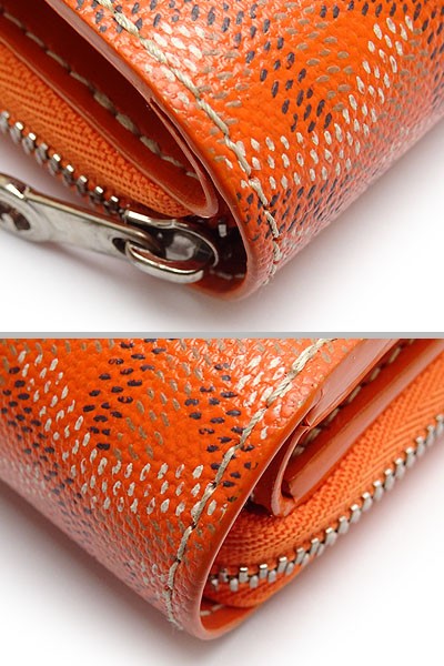 GOYARD 美品 ゴヤール チュイルリー ファスナー付き 二つ折り