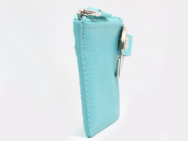 TIFFANY&Co. 超美品 ティファニー レザー キーリング付 コイン