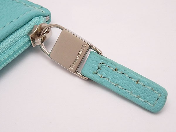 TIFFANY&Co. 超美品 ティファニー レザー キーリング付 コイン TIFFANY&Co. 超美品 ティファニー レザー キーリング付 コイン