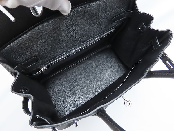 【高級感のあるシックなブラック】HERMES バッグ HERMES 新品同様 エルメス バーキン30 ソーブラック ボックス