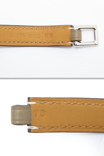 HERMES 新古品 エルメス リヴァル ドゥブルトゥール 2連 レザー