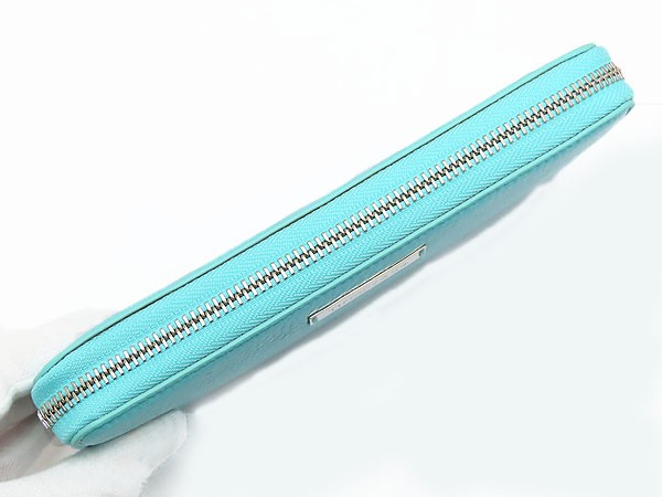 TIFFANY&Co. 新品同様 ティファニー レザー ラウンドファスナー
