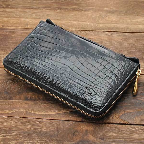 美品❗️ヘビかわセカンドバック セカンドバッグ KBN25954 平野鞄