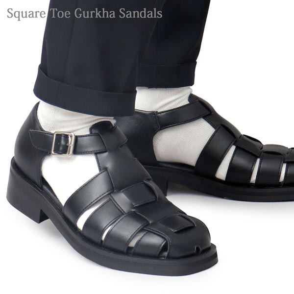 JEANASIS グルカサンダル スクエアトゥグルカシューズ Lサイズ