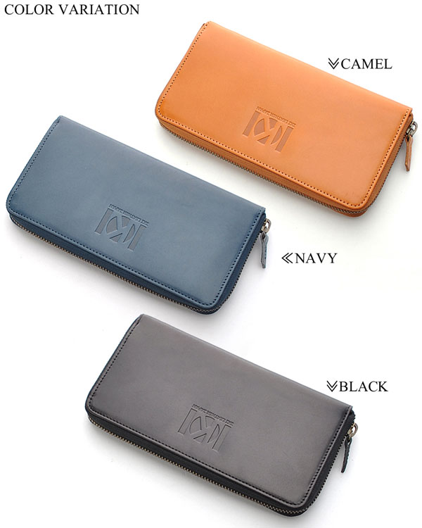 長財布 ラウンドファスナー IKILEATHER 栃木レザーV.A. ブォーノ
