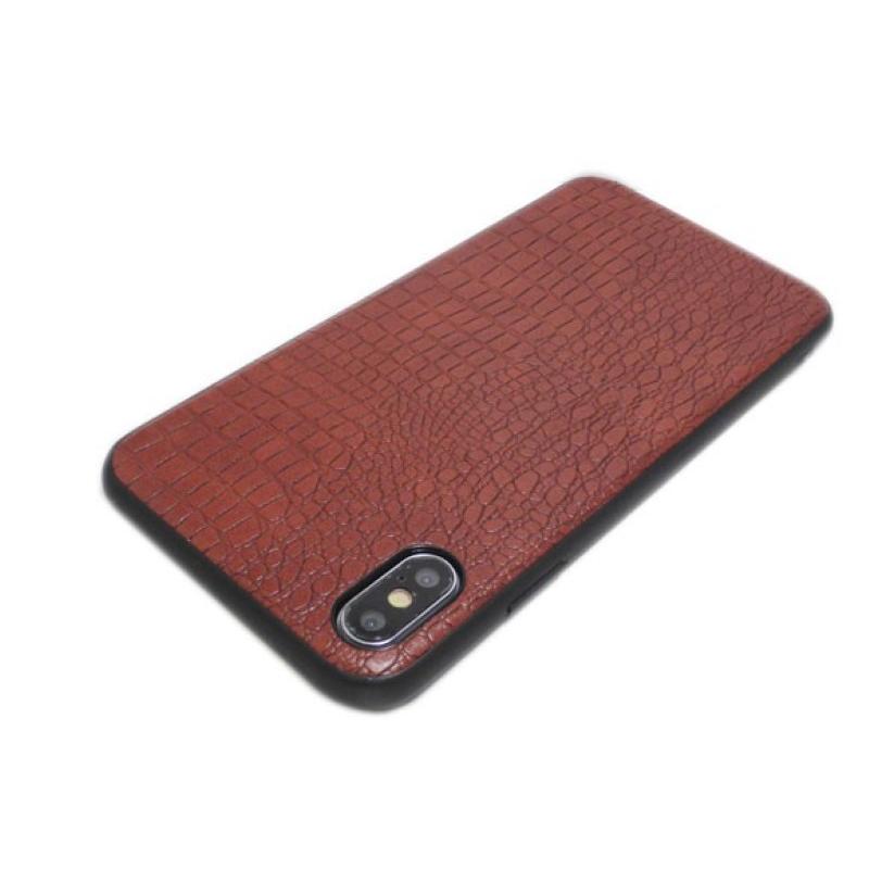 iPhoneXR ハードケース クロコ柄 片面 iPhone XS/X/iPhone XS Max 型