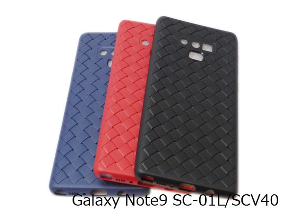 Galaxy Note9 Galaxy SAMSUNG Samsung docomo DoCoMo AUe- You jacket mesh net eyes lustre TPU soft type case cover red 