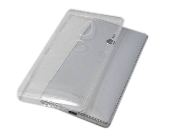 Xperia XZ3 ケース クリア TPU スリム 薄型 軽量 片面 エクスペリア XZ