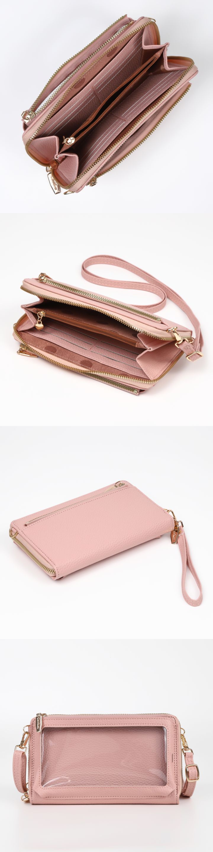 ポシェット長財布 スマホポーチ スマホケース スマホポシェット