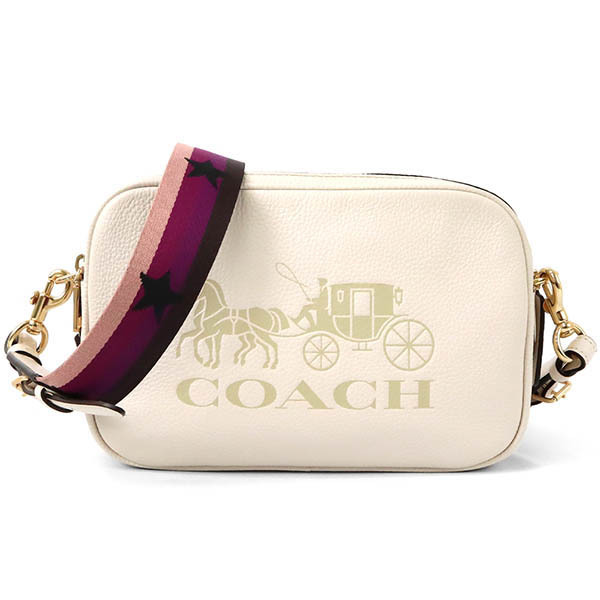 コーチ COACH ショルダーバッグ レディース レザー 馬車ロゴ カメラ