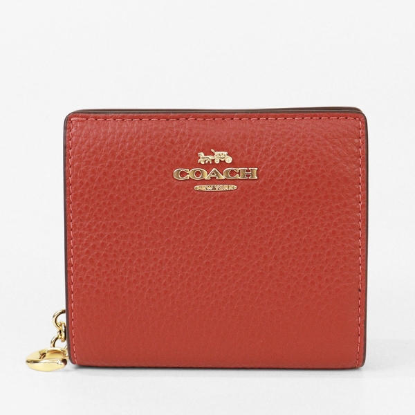 COACH コーチ 二つ折り財布 レディース レザー コンパクト