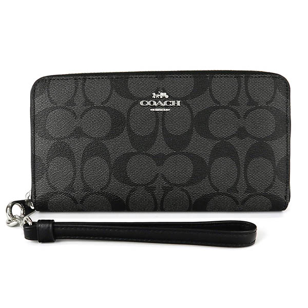 COACH コーチ 財布 ラウンドファスナー 長財布 レディース
