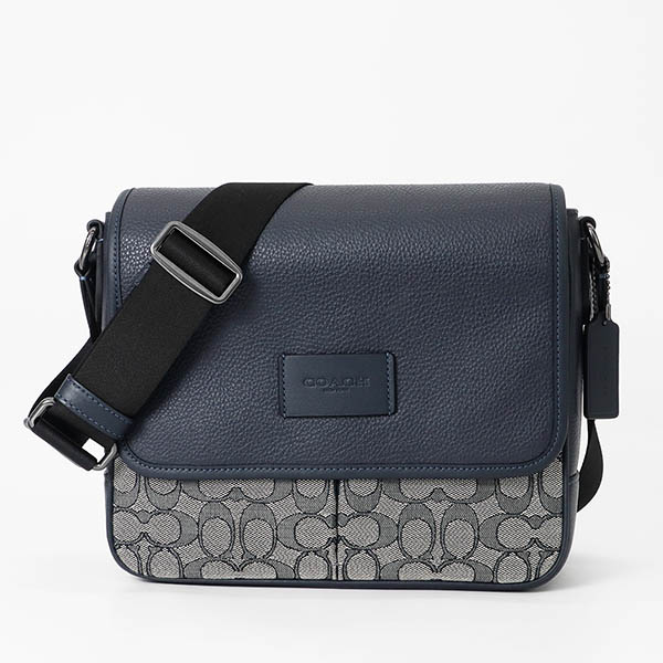 COACH レディースショルダーバッグ（色：ネイビー系）｜バッグ