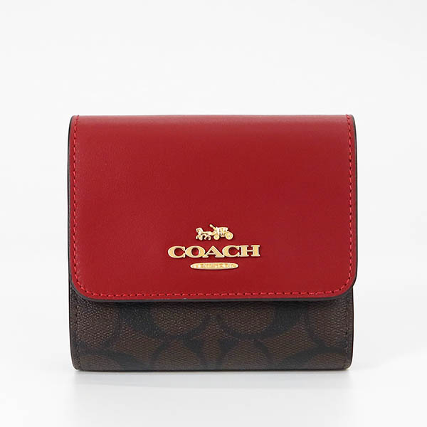 《最大23%還元》コーチ COACH 二つ折り財布 レディース シグネチャー スクエア ミニウォレット ミニ財布 各色 CE930