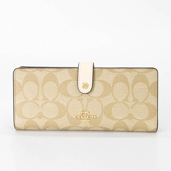 COACH コーチ 長財布 レディース シグネチャー スリム