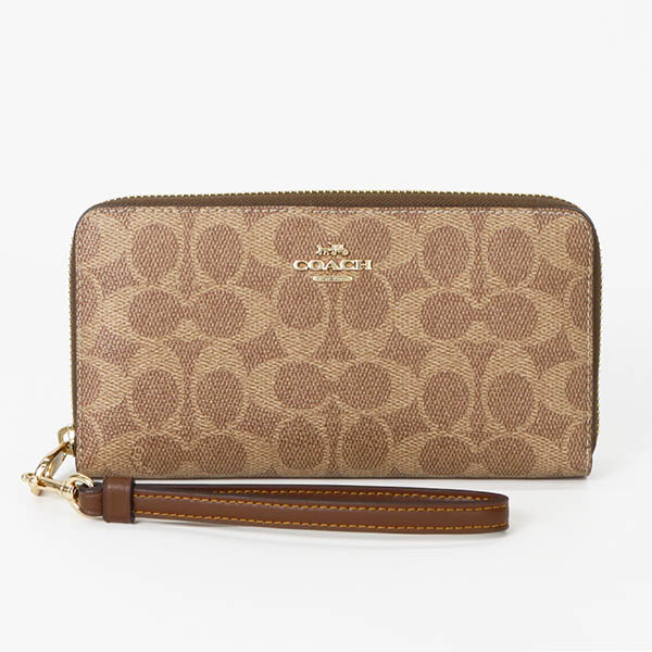 COACH コーチ ラウンドファスナー長財布 レディース