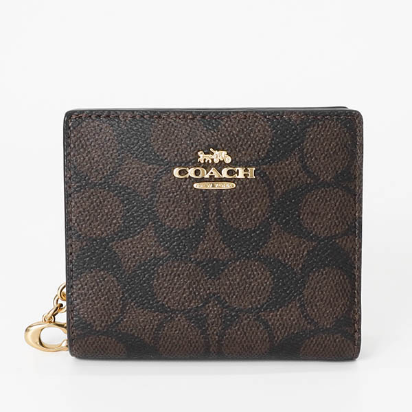 COACH コーチ 二つ折り財布 レディース シグネチャー キャンバス