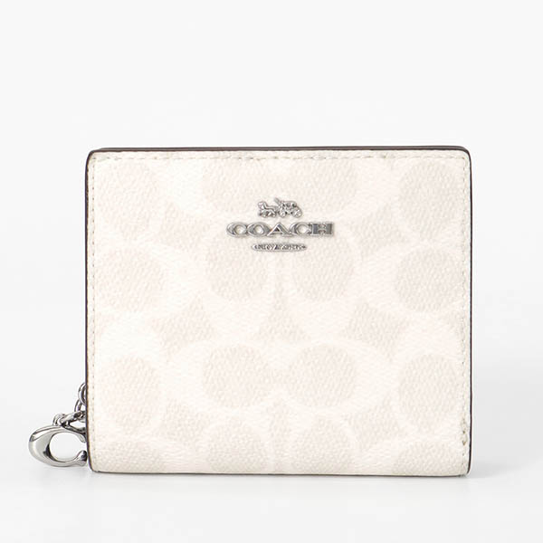 COACH コーチ 二つ折り財布 レディース シグネチャー キャンバス