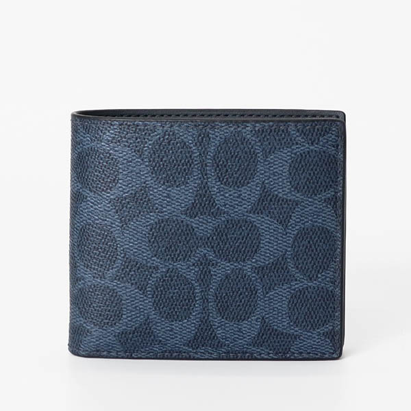 新品　COACH　折り財布　カード入れ　メンズ　人気の小銭入れ付き 新品 COACH 折り財布 メンズ 人気の小銭入れ付き - 小物