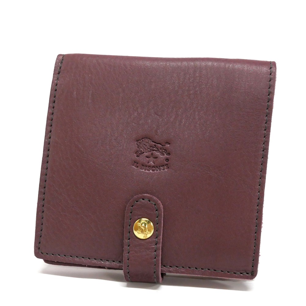 IL BISONTE（イルビゾンテ） 二つ折り財布 L字ファスナー 小銭入れ付