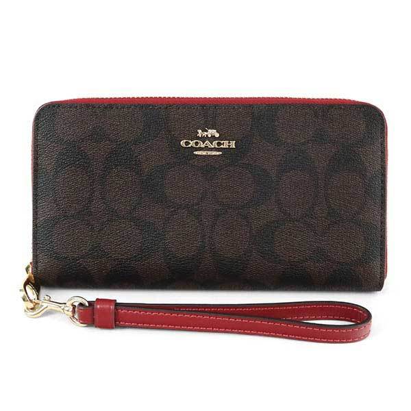 COACH コーチ 長財布 COACH 財布 ラウンドファスナー レディース