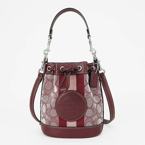 コーチ ショルダーバッグ COACH レディース シグネチャー Mini Dempsey 巾着バッグ ミニ ロゴ 各色 C8322｜brandol｜08