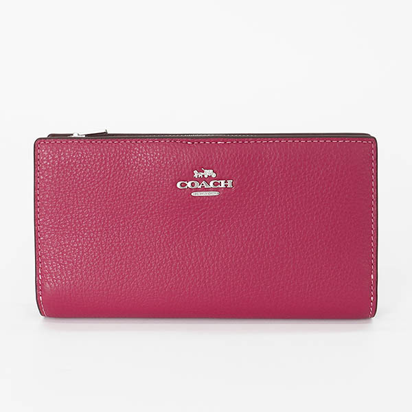 193○ COACH レッド 長財布 コーチ コーチ COACH コーチ 長財布 レディース COACH Wallet ラウンド