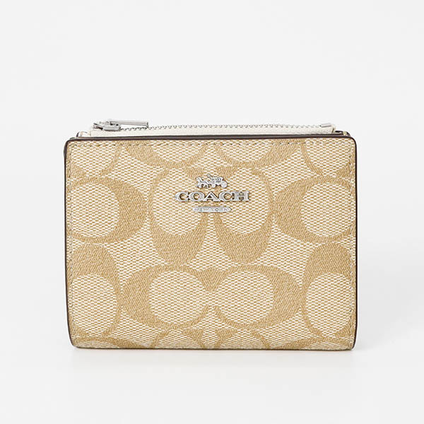 COACH コーチ 二つ折り財布 シグネチャー コンパクトウォレット