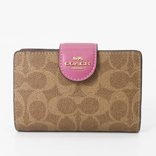 コーチ COACH COACH コーチ CH389 2つ折り財布 ジャガード