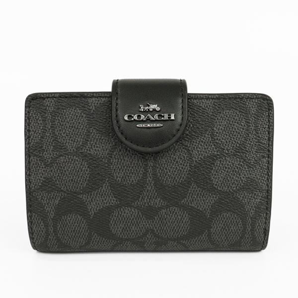 COACH 《P6倍_25日23:59迄》コーチ 二つ折り財布 ミディアム