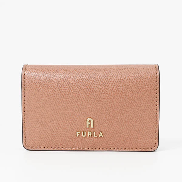FURLA フルラ 名刺入れ Canelia カメリア レザー カードケース