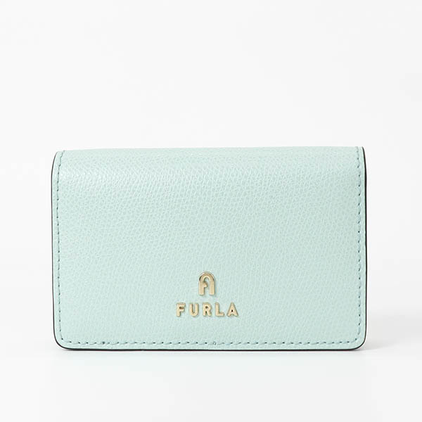【新品未使用】FURLA CAMELIA  名刺入れミント フルラカメリア フルラ カメリア カードケース S（名刺入れ）｜FURLA（フルラ
