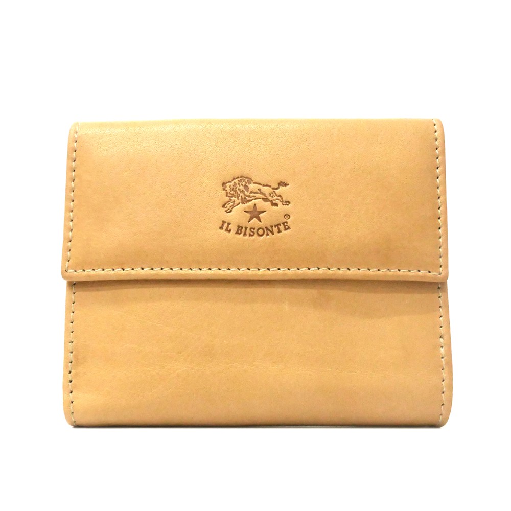 IL BISONTE イルビゾンテ 二つ折り財布 本革 レザー 各色 C0618