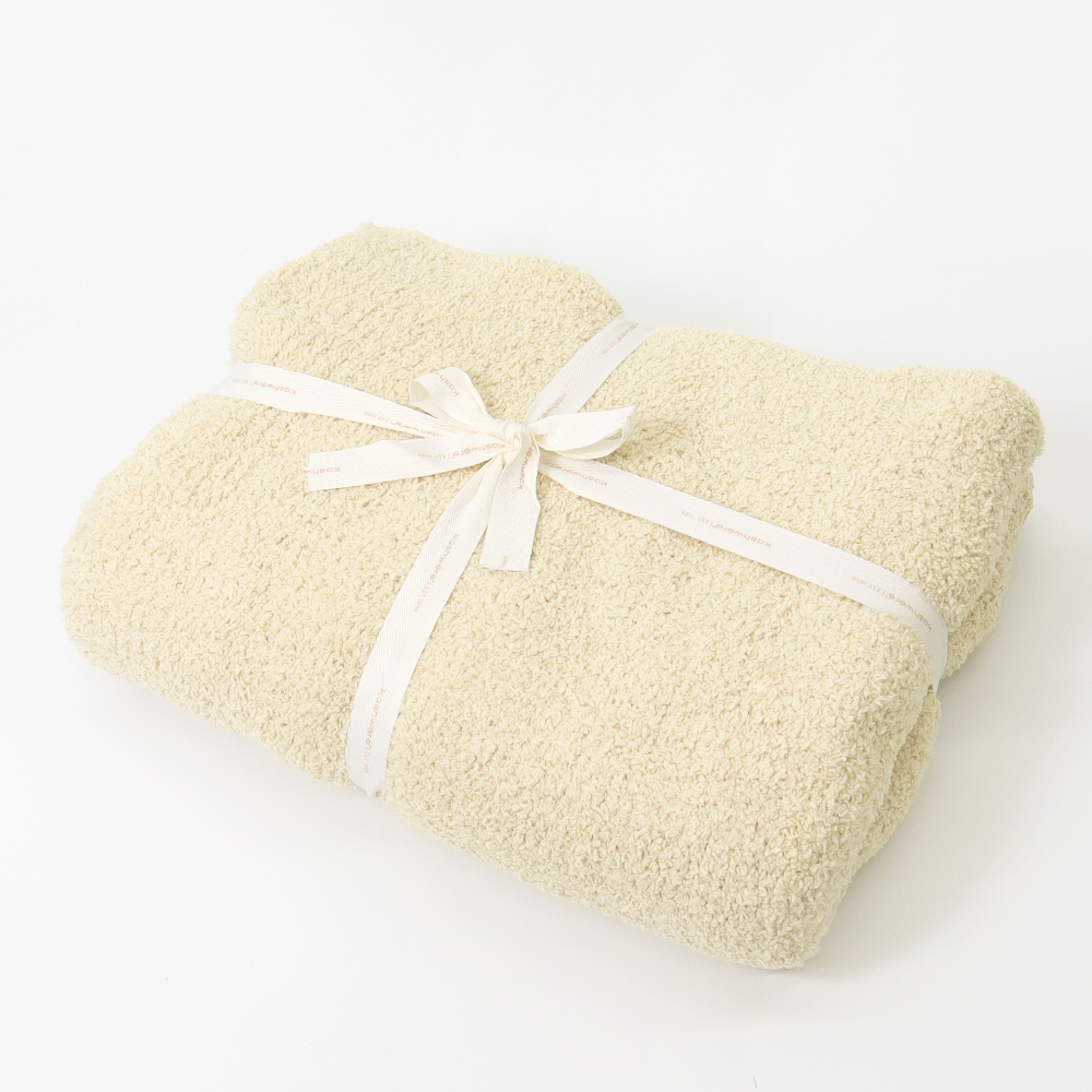 新品未使用品　Kashwere ホワイト ブランケット カシウエア KASHWERE ソリッド ブランケット THCH-SLD01-100