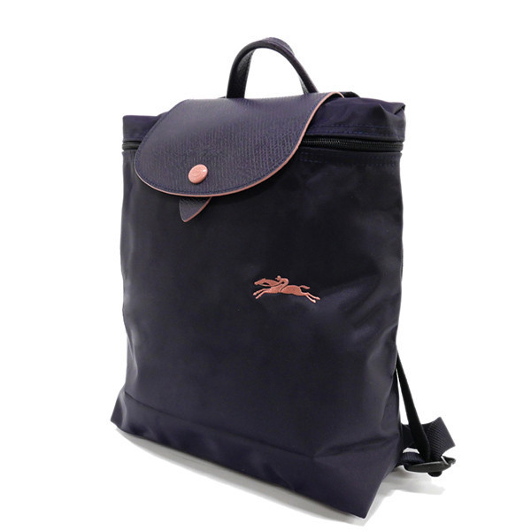 ロンシャンル・プリアージュ リュック・デイパック　ナイロン素材　ネイビー LONGCHAMP ロンシャン リュックサック ル・プリアージュ