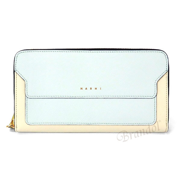 マルニ 長財布 MARNI レディース ラウンドファスナー サフィアーノレザー マルチカラー 各色 PFMOE11U21 LV520｜brandol｜02