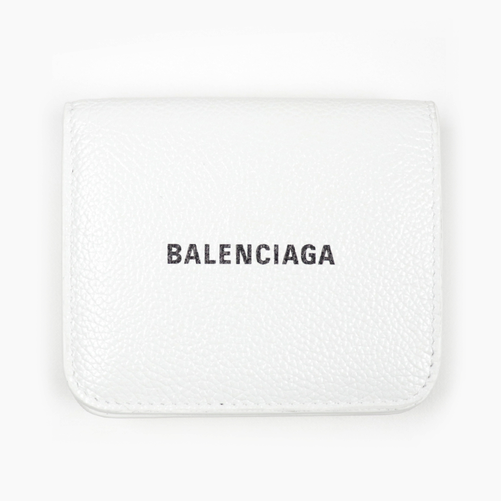 バレンシアガ 財布 二つ折り BALENCIAGA コンパクト ミニ財布 ブラック