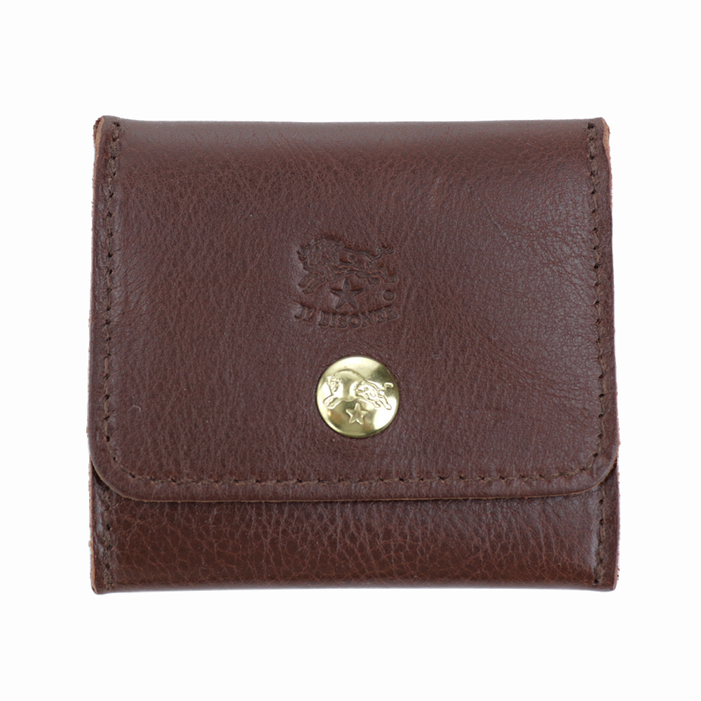 【新品未使用】IL BISONTE イルビゾンテ 牛革 ケース 小銭入れ IL BISONTE（イルビゾンテ） 財布 コインケース スクエア 四角 小銭