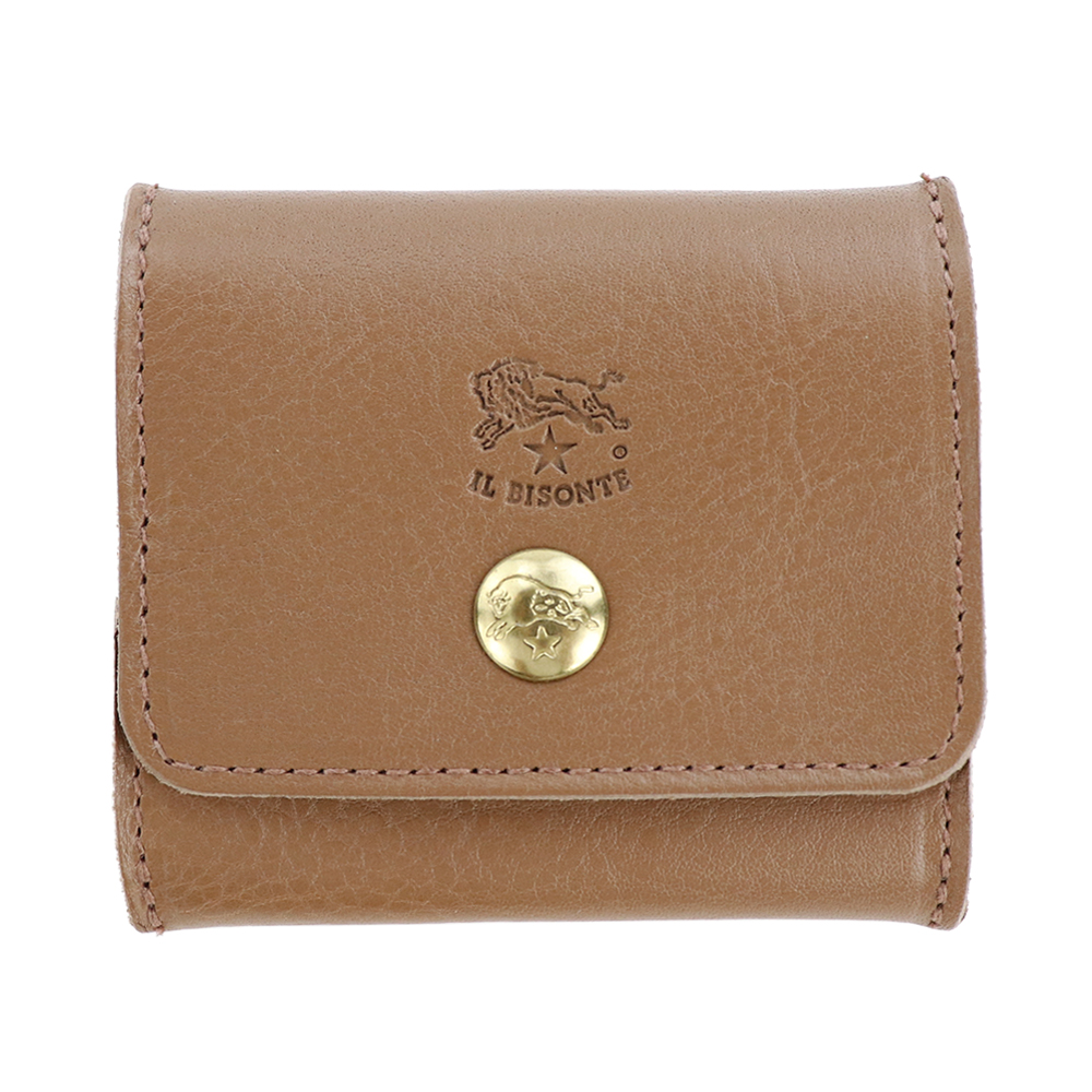 【新品未使用】IL BISONTE イルビゾンテ 牛革 ケース 小銭入れ IL BISONTE（イルビゾンテ） 財布 コインケース スクエア 四角 小銭