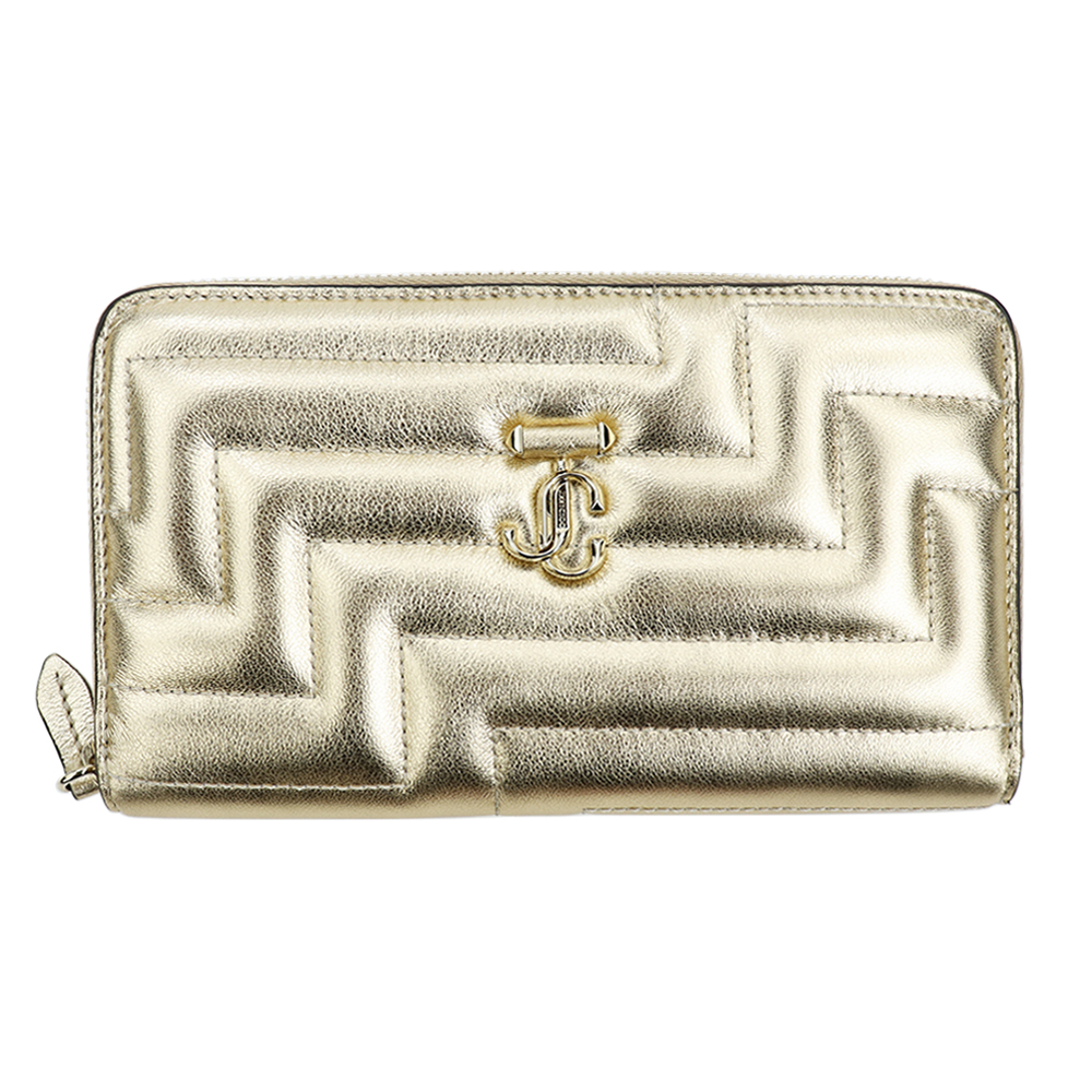 JIMMY CHOO（ジミーチュウ） 長財布 ピッパ ラウンドファスナー