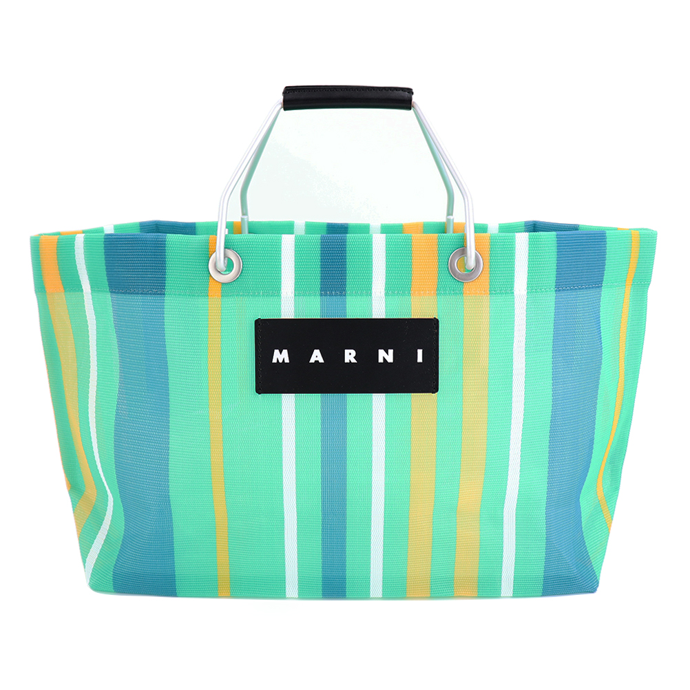 MARNI（マルニ） トートバッグ ストライプバッグミニ マルニフラワー