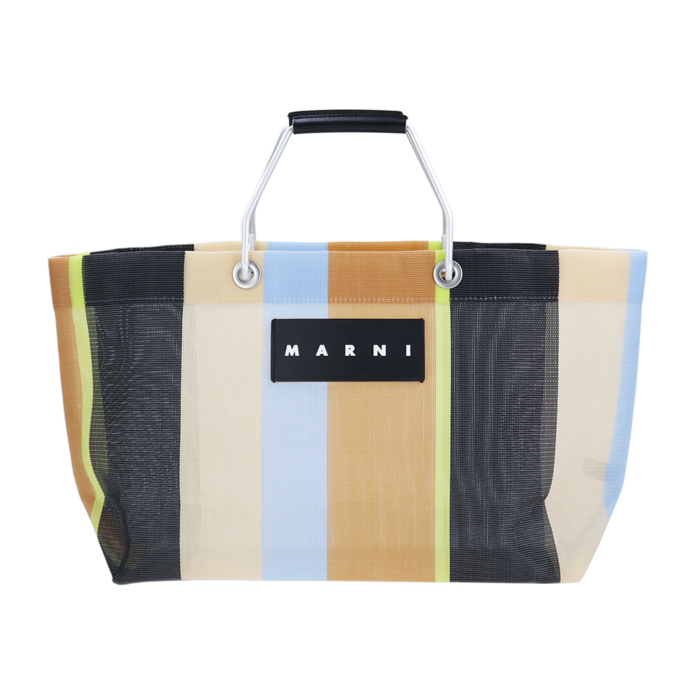 MARNI（マルニ） トートバッグ ストライプバッグミニ マルニフラワー