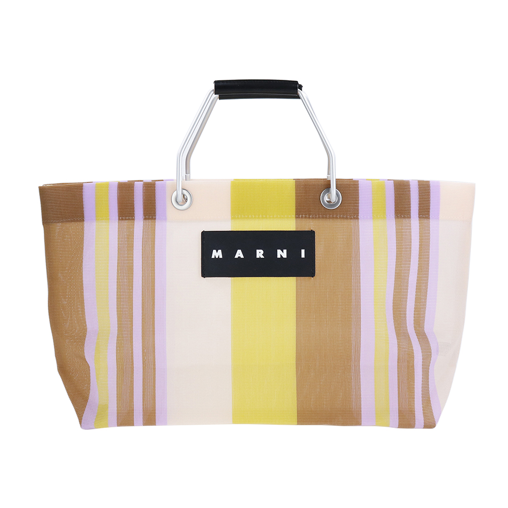 MARNI（マルニ） トートバッグ ストライプバッグミニ マルニフラワー