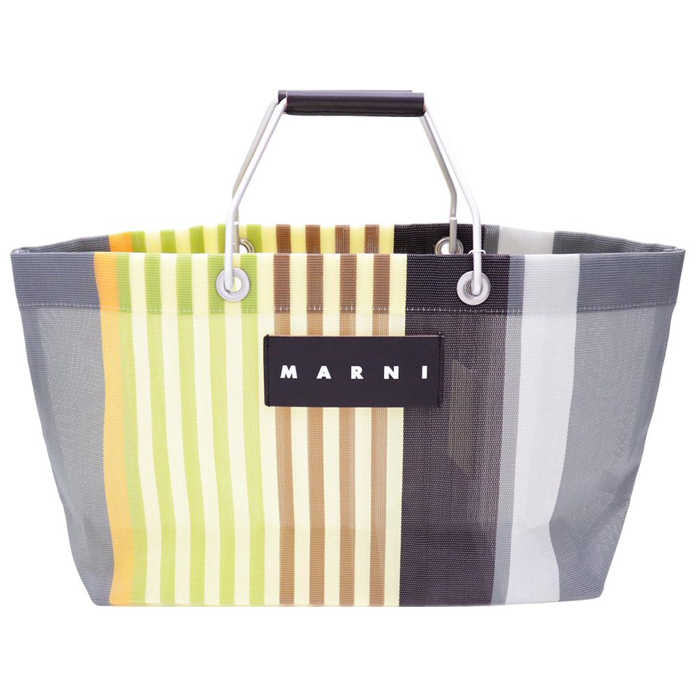 MARNI（マルニ） トートバッグ ストライプバッグミニ マルニフラワー