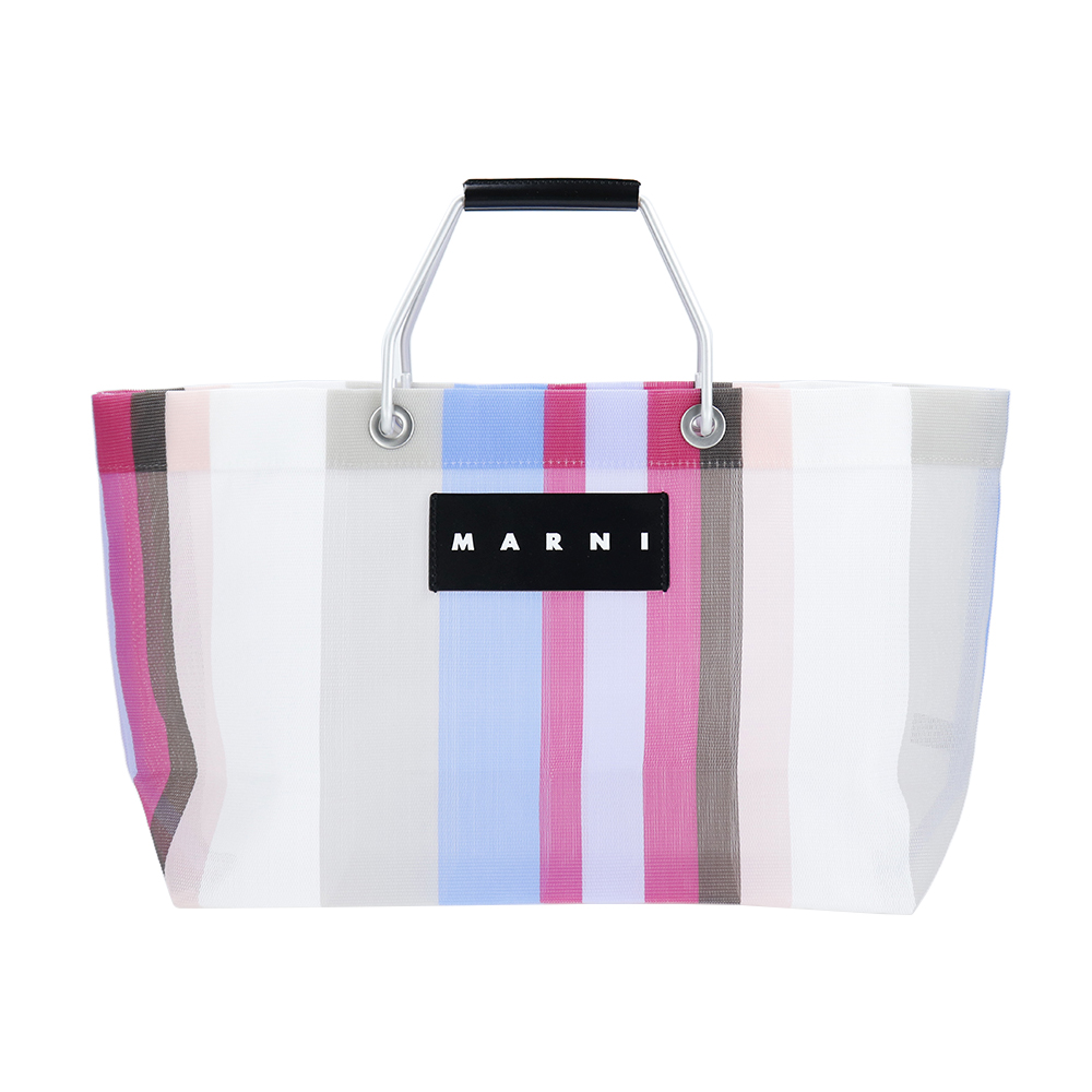 MARNI（マルニ） トートバッグ ストライプバッグミニ マルニフラワー