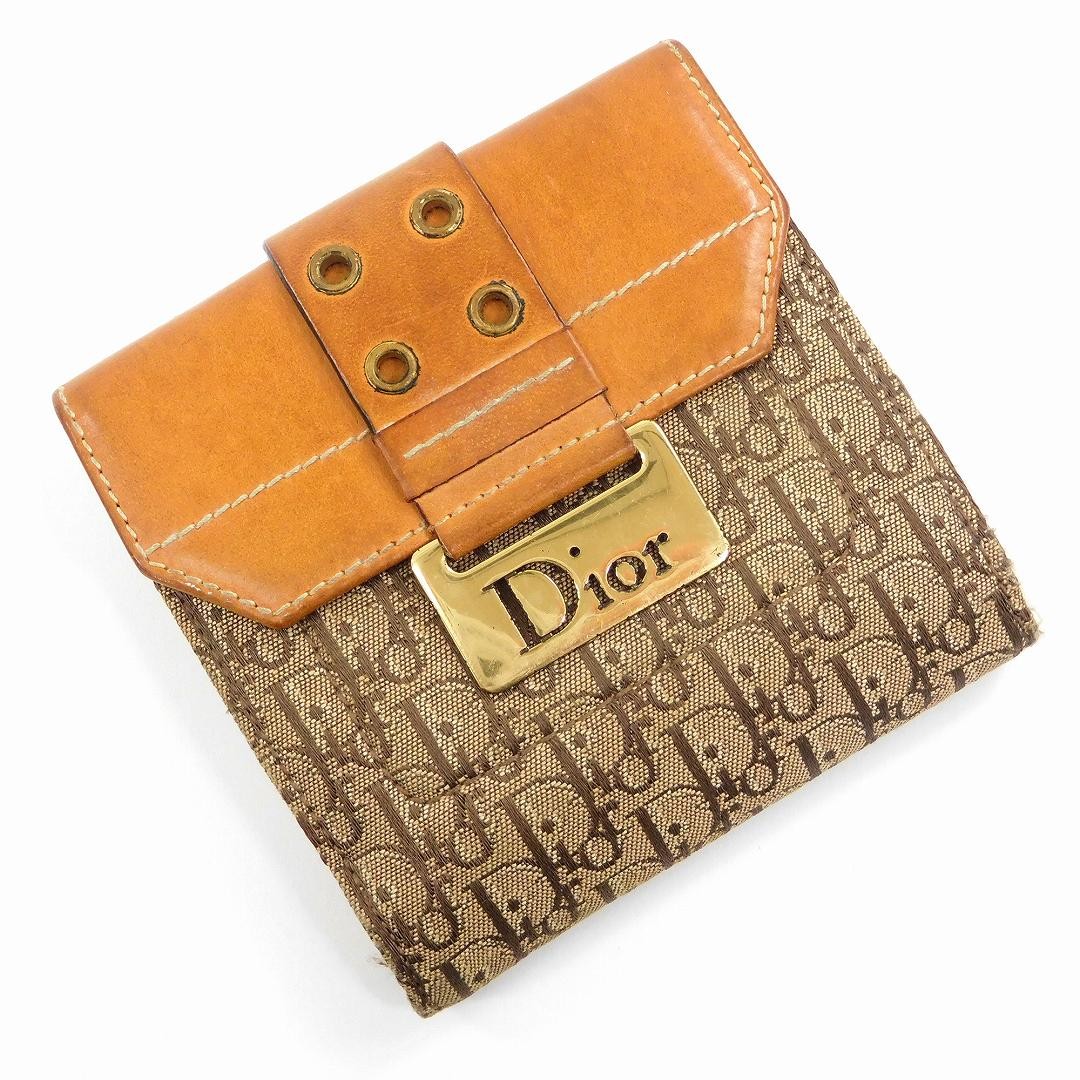 [半額セール！] クリスチャン・ディオール 財布 Christian Dior 二つ折り財布 トロッター 中古 X17111 :X17111:ブランドセレクトショップBRANDS - 通販