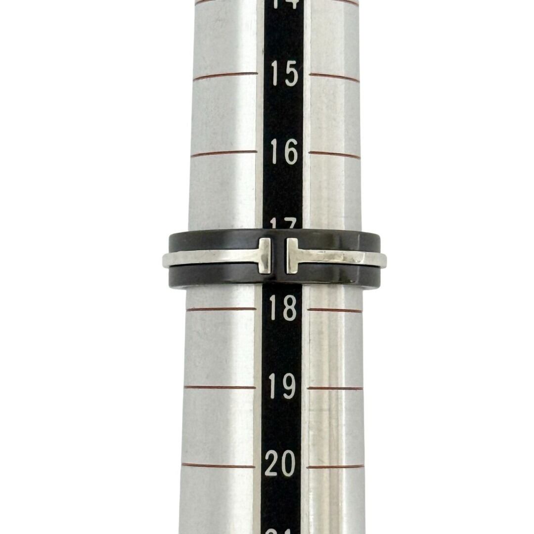 ティファニー　スターリングシルバー　チタンT TWOリング TIFFANY&Co. (ティファニー) シルバー 925 × チタン T TWO リング