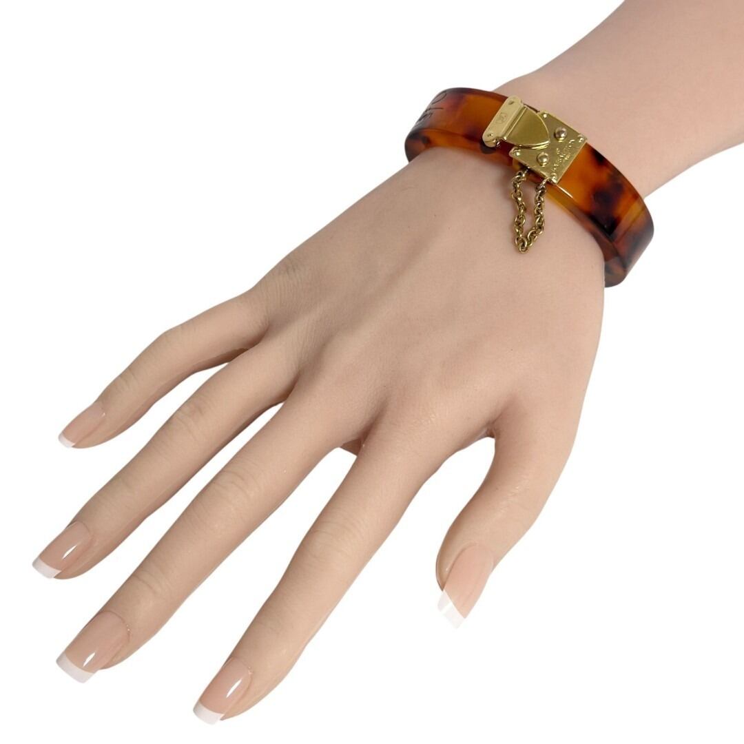 Louis Vuitton ルイヴィトン バングル ブラック×ゴールドMサイズ LOUIS VUITTON（ルイ・ヴィトン） レディース メンズ ブレスレット