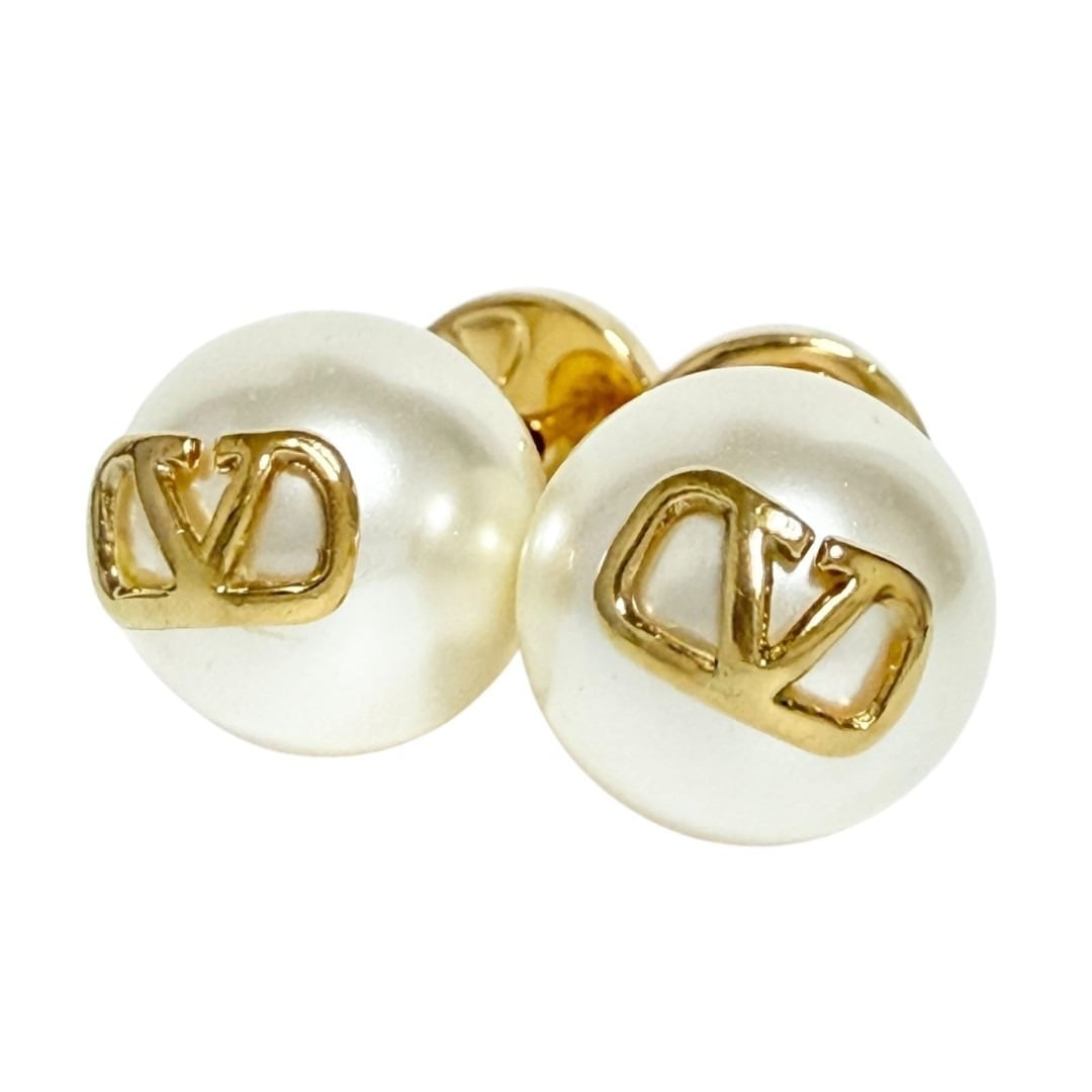 値下げ VALENTINO GARAVANI ピアスパールVロゴ　ガラヴァーニ VALENTINO GARAVANI（ヴァレンティノ ガラヴァーニ） ヴァレンティノ